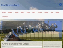 Tablet Screenshot of cevi-gretzi.ch